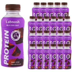 랩노쉬 프로틴 드링크 마일드 카카오, 350ml, 24개