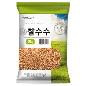 건강한밥상 국산 찰수수, 2kg, 1개