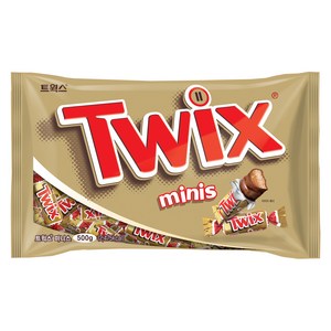 트윅스 미니사이즈 초코바, 500g, 1개