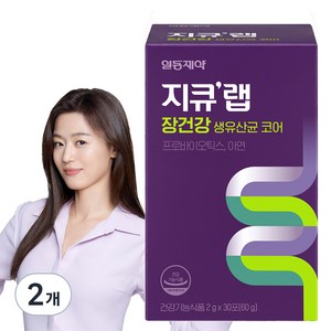 지큐랩 장건강 생유산균 코어, 30회분, 2개