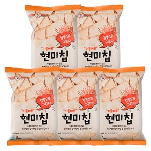 국산 기름제로 현미칩, 60g, 5개