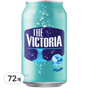 웅진빅토리아 더 빅토리아 플레인 탄산수 캔, 350ml, 72개