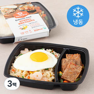 다즐샵 맛있는 새우볶음밥 & 해물 닭가슴살 완자 (냉동), 250g, 3팩