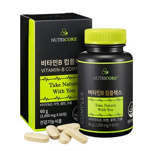 뉴트리코어 비타민B 컴플렉스, 60정, 1개