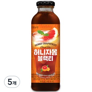 다농원 허니자몽 블랙티, 600g, 1개입, 5개