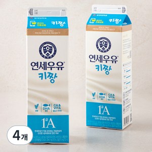 연세우유 키짱, 900ml, 4개