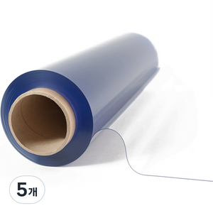 아스테이지 PVC 비닐 필름 0.1mm 914mm x 4m, 투명, 5개