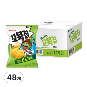 오리온 꼬북칩 미니 콘스프맛, 30g, 48개