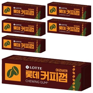 롯데웰푸드 아라비카 커피 껌, 26g, 6개