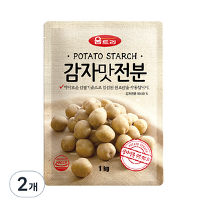 움트리 감자맛전분, 1kg, 2개