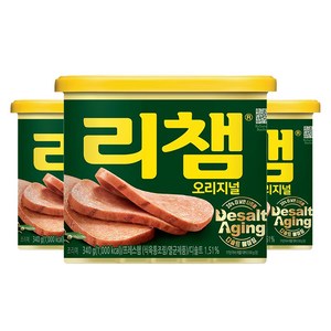 리챔 오리지널 햄통조림, 340g, 3개