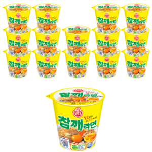오뚜기 참깨라면 컵 65g, 15개