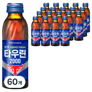 광동제약 타우린 2000 에너지음료, 120ml, 60개