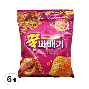 농심 꿀꽈배기, 300g, 6개