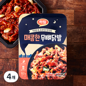 하림 매콤한 무뼈닭발, 150g, 4개