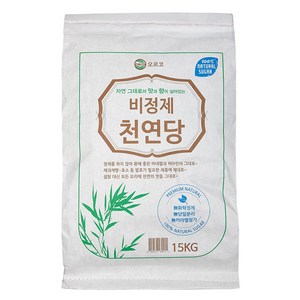 orco 비정제 천연당, 1개, 15kg