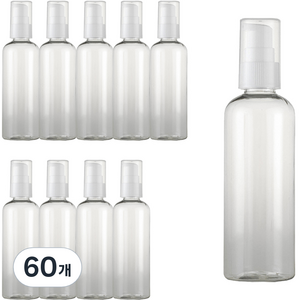 화장품 에센스 오일 공병 용기 100ml, 흰색(캡), 60개