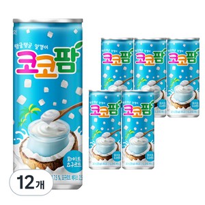 해태htb 코코팜 화이트요구르트, 240ml, 12개