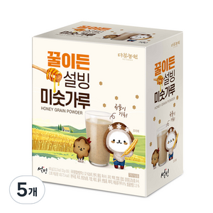 다농원 꿀이든 설빙 미숫가루 30p, 600g, 5개