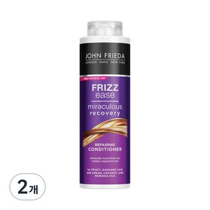 존프리다 프리즈 이즈 미라큘러스 리커버리 리페어링 컨디셔너, 500ml, 2개