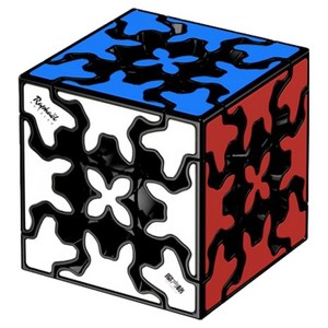 치이큐브 기어큐브 3X3, 블랙, 1개