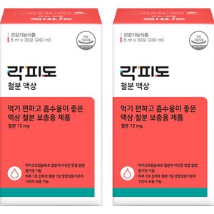 락피도 철분 액상 30포, 240ml, 2개