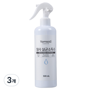 탐사 살균 소독수, 500ml, 3개