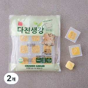 가나 큐브형 다진생강, 155g, 2개