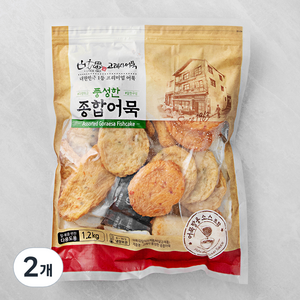 고래사어묵 풍성한 종합어묵, 1.2kg, 2개