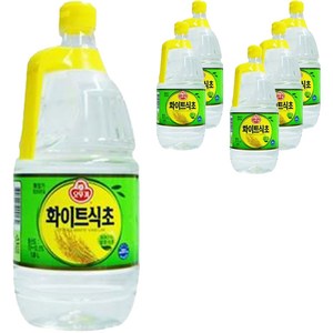 오뚜기 화이트식초, 1.8L, 6개