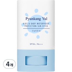 편강율 키즈앤베이비 워터프루프 프로텍션 선스틱 SPF50+ PA++++, 15g, 4개