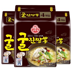 오뚜기 굴진짬뽕 라면 130g, 12개