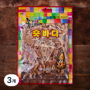 한양식품 꽃보다오징어 숏바디, 200g, 3개