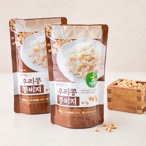 곰곰 우리콩 콩비지, 400g, 2개