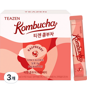 티젠 콤부차 라즈베리, 5g, 30개입, 3개