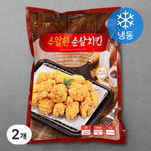 수월한 순살치킨 (냉동), 1kg, 2개