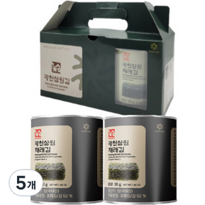 삼원 광천 재래김 캔김 선물세트 1호 60g, 5개