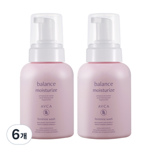 아브카 퓨어 앤 버블 약산성 여성청결제, 300ml, 6개
