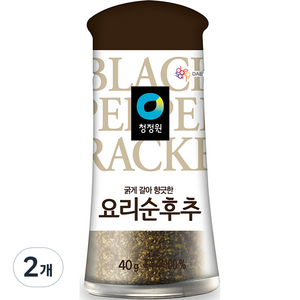 청정원 요리순후추, 40g, 2개