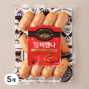 사조 칼집그릴비엔나, 280g, 5개