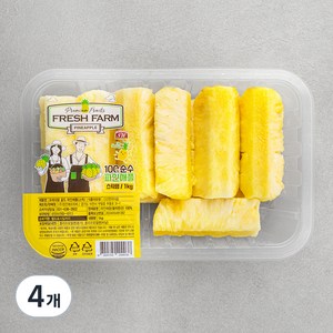 프레쉬팜 골드 파인애플 스틱, 1kg, 4개