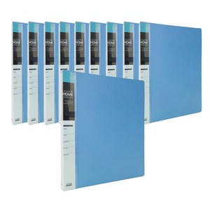 오렌지오피스 내부 포켓 레버 화일 PP A4, 스카이, 10개