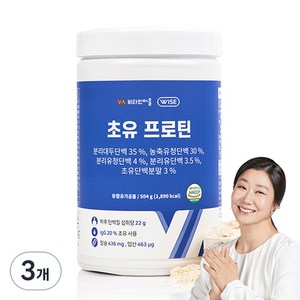 비타민마을 초유 프로틴 파우더, 3개, 504g