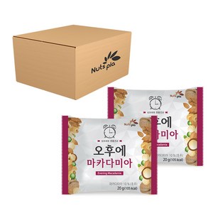 넛츠피아 오후에 마카다미아 하루견과, 1.2kg, 1박스