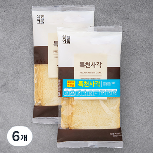 삼진어묵 특천사각, 300g, 6개