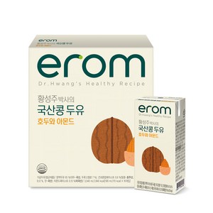 이롬 황성주 박사의 국산콩 두유 호두와 아몬드, 190ml, 16개