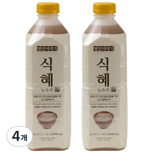 명인이야기 식혜 농축액, 1.2L, 4개