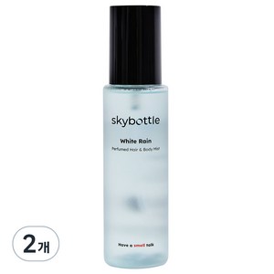 스카이보틀 퍼퓸 헤어 & 바디미스트 화이트레인, 100ml, 2개