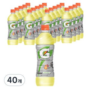 게토레이 레몬향, 600ml, 40개