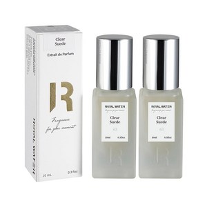 로얄워터 클리어 스웨이드 엑스트레 드 퍼퓸, 10ml, 2개